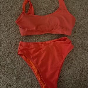 Women's Orange Bikini Set